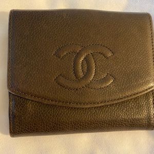 Brown Caviar Skin Chanel wallet